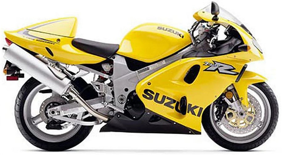 Suzuki TL 1000 R 2001 Żółty Y9H graphics kit autocollants fairings juula motocolors