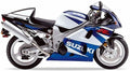 Suzuki TL 1000 R 2002 Niebieski Biały L99 custom decals adesivi side panels juula motocolors