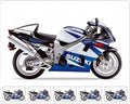 NAKLEJKI NA MOTOCYKL JUULA DO SUZUKI TL 1000 R 2002 NIEBIESKI BIAŁY L99