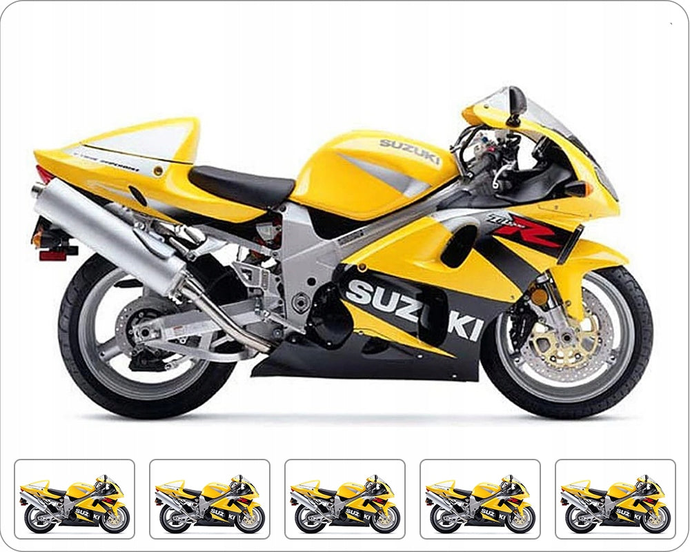 NAKLEJKI NA MOTOCYKL JUULA DO SUZUKI TL 1000 R 2002 ŻÓŁTY Y9H