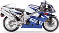 Suzuki TL 1000 R 2003 Niebieski Biały L99 replica decals grafiche fuel tank juula motocolors