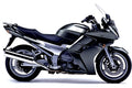 Yamaha FJR 1300 2003 2005 Czarny Juula replica decals grafiche fuel tank juula motocolors