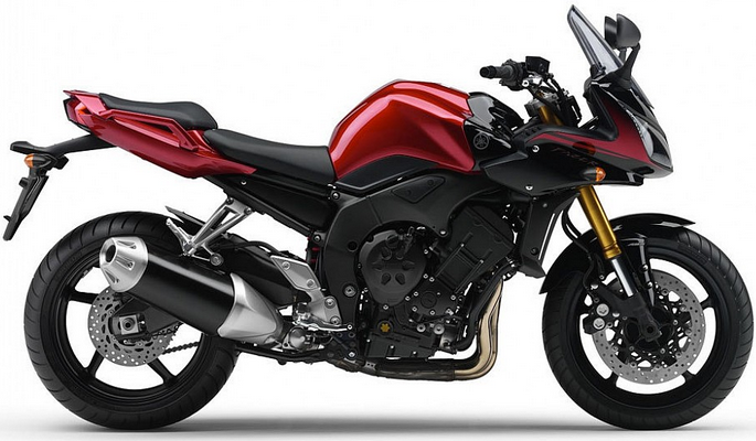 Yamaha FZ1 S Fazer 2006-2009 Czerwony K DRMK Czarny motorbike stickers autocollants custom kit juula motocolors