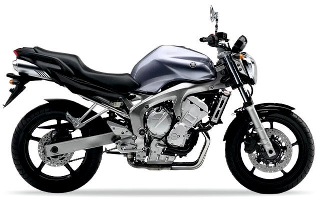 Yamaha FZ6 N 2006-2007 Niebieski Srebrny 4 BS4 stickers decals pegatinas fairings racebike juula motocolors