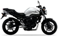 Yamaha FZ6 N 2008 Srebrny SM1 Juula custom decals autocollants fuel tank juula motocolors