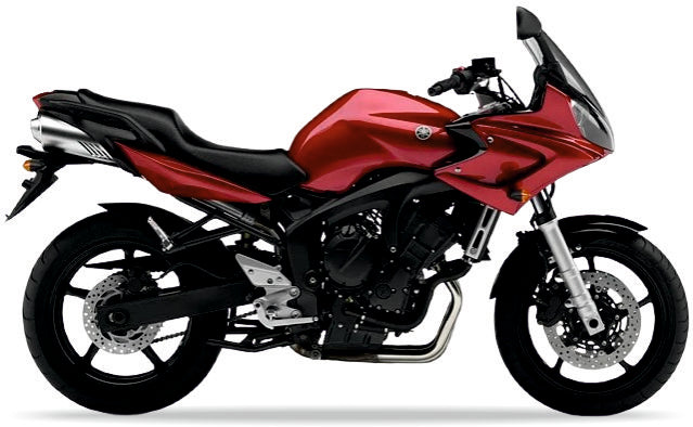 Yamaha FZ6 S Fazer 2006 Czrerwony Metaliczny DRMK bike stickers aufkleber side panels juula motocolors