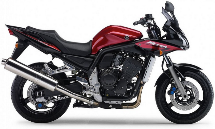 Yamaha FZS 1000S Fazer 2005 Czerwony Metaliczny K stickers decals pegatinas fairings racebike juula motocolors