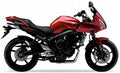 Yamaha Fz6 S Fazer 2007 Czerwony Metaliczny DRMK oem replica stickers decals grafiche juula motocolors