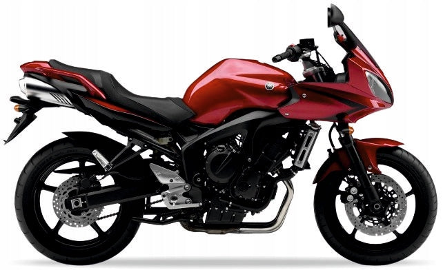 Yamaha Fz6 S Fazer 2007 Czerwony Metaliczny DRMK oem replica stickers decals grafiche juula motocolors