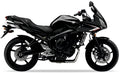 Yamaha Fz6 S Fazer 2008 2009 Czarny Metaliczny SMX motorbike stickers pegatinas cowling juula motocolors