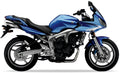 Yamaha Fz6 S Fazer 2009 Niebieski Metaliczny BMC vinyl decals adesivi race bike juula motocolors