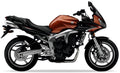 Yamaha Fz6 S Fazer 2009 Pomarańczowy DOM7 motorcycle graphics adesivi replicas juula motocolors