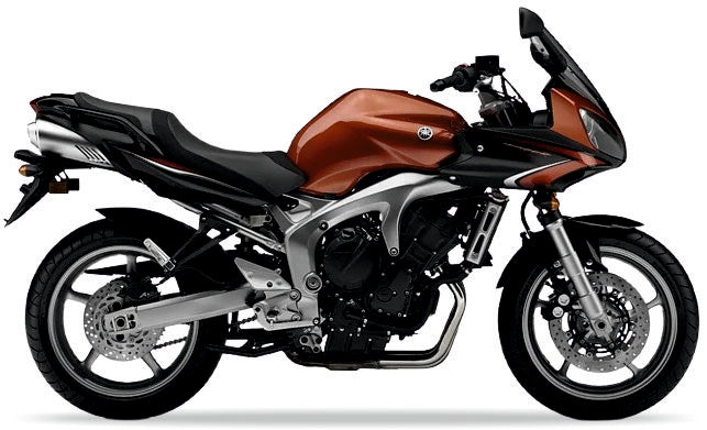 Yamaha Fz6 S Fazer 2009 Pomarańczowy DOM7 motorcycle graphics adesivi replicas juula motocolors