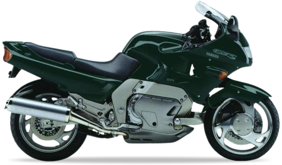 Yamaha GTS 1000 1993 1994 Ciemny Zielony 2 stickers decals pegatinas fairings racebike juula motocolors