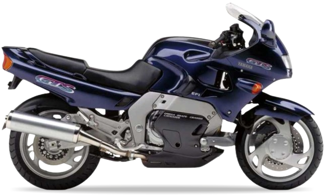 Yamaha GTS 1000 1995 1996 Ciemny Niebieski 3 bike stickers set grafiche adesivi custom juula motocolors