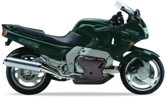 Yamaha GTS 1000 1995 1996 Ciemny Zielony 2 replica decals set aufkleber fuel tank juula motocolors