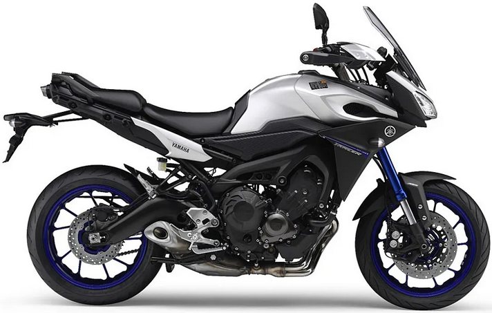 Yamaha MT 09 Tracer 2015 2016 Matowy Srebrny 1 MS1 stickers decals aufkleber oem replica juula motocolors