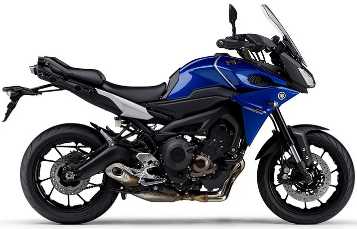 Yamaha MT 09 Tracer 2017 Niebieski C DPBMC motorcycle decals vinyl kit aftermarket juula motocolors