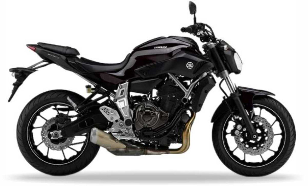 Yamaha Mt 07 2014 Ciemny Fioletowy stickers decals autocollants restoration kit juula motocolors