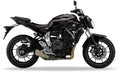 Yamaha Mt 07 2014 Ciemny Fioletowy stickers decals autocollants restoration kit juula motocolors