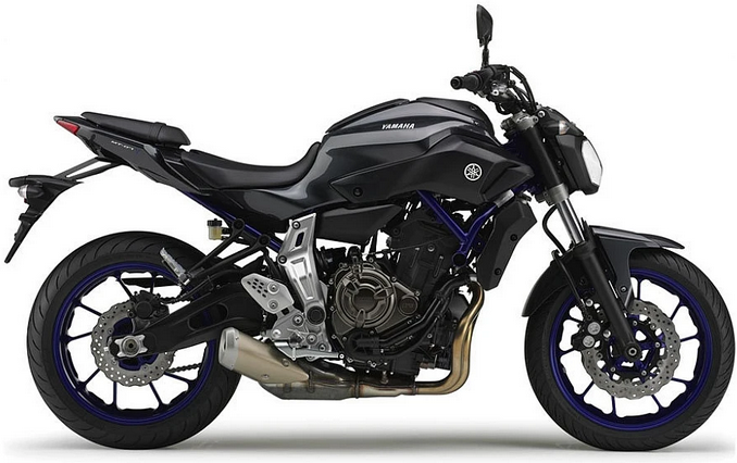 Yamaha Mt 07 2014 Ciemny Szary stickers decals pegatinas fairings racebike juula motocolors