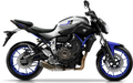 Yamaha Mt 07 2016 Srebrny replica decals autocollants bodywork juula motocolors