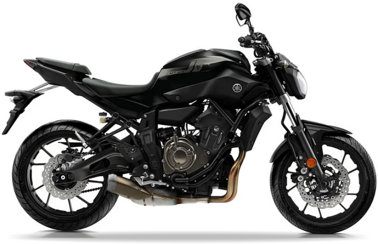 Yamaha Mt 07 2017 Ciemny Szary Matowy stickers decals matrica restoration juula motocolors