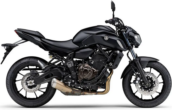 Yamaha Mt 07 2018 2020 Ciemny Szary motorcycle stickers pegatinas oem replica juula motocolors