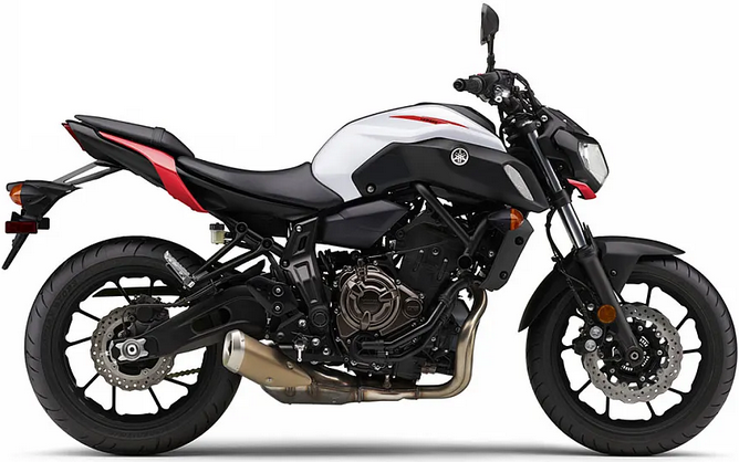 Yamaha Mt 07 2018 Bialy graphics kit autocollants fairings juula motocolors