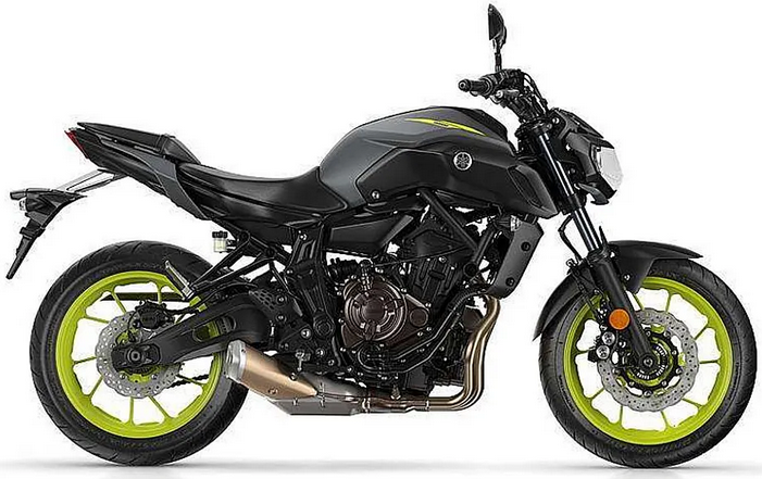 Yamaha Mt 07 2018 Szary Matowy bike stickers aufkleber vinyl kit juula motocolors