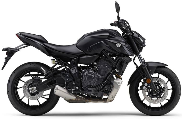 Yamaha Mt 07 2021 Czarny vinyl aufkleber race decals juula motocolors