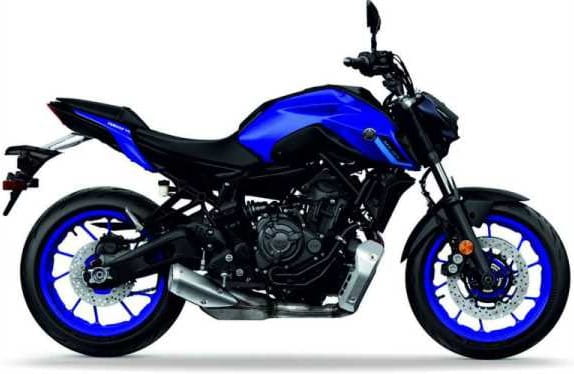 Yamaha Mt 07 2023 2024 Niebieski C stickers decals aufkleber oem replica juula motocolors