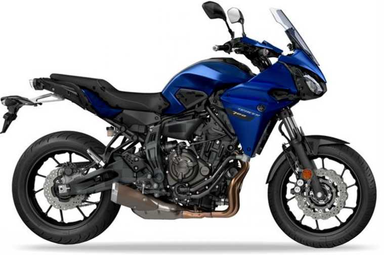 Yamaha Mt 07 Tracer 700 2019 Ciemny Niebieski stickers autocollants restoration juula motocolors