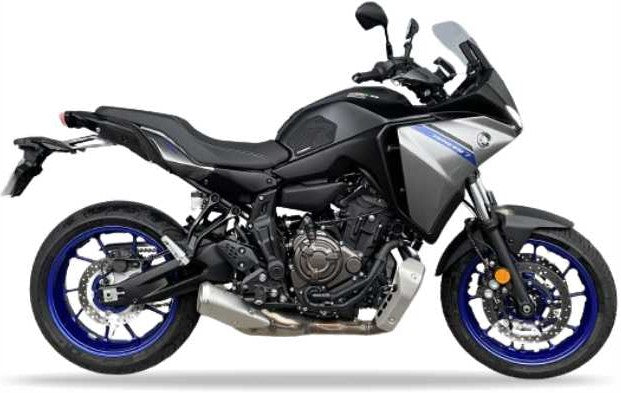 Yamaha Mt 07 Tracer Gt 2021 Czarny bike stickers set grafiche adesivi custom juula motocolors