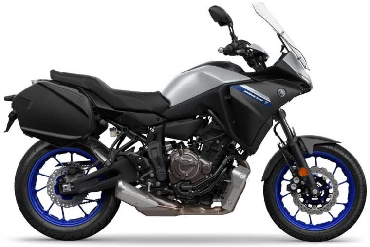 Yamaha Mt 07 Tracer Gt 2021 Srebrny graphics kit stickers autocollants replika juula motocolors
