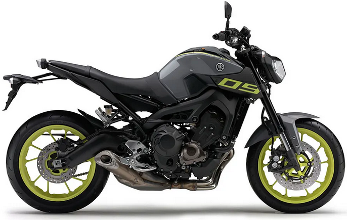 Yamaha Mt 09 2016 Szary Zolty Fluo motorbike stickers pegatinas cowling juula motocolors
