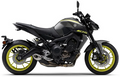 Yamaha Mt 09 2018 Szary Żółty Fluo stickers decals matrica restoration juula motocolors