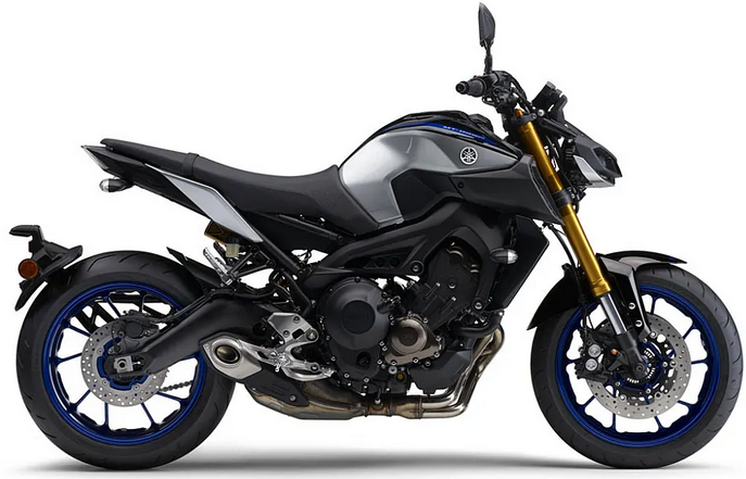Yamaha Mt 09 SP 2018 Czarny Matowy MBL2 replica decals grafiche fuel tank juula motocolors