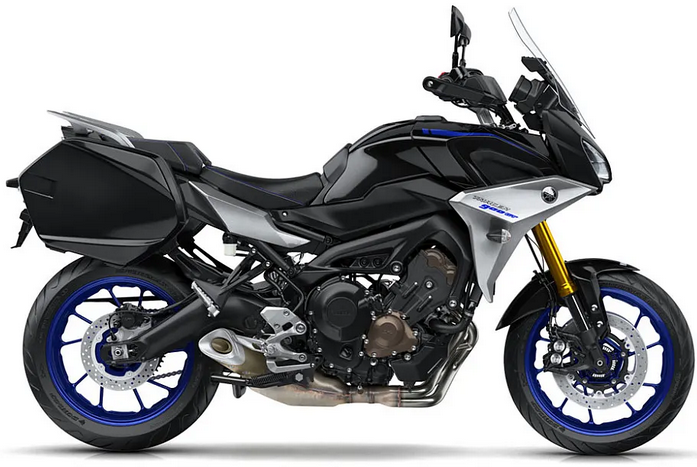 Yamaha Mt 09 Tracer Gt 2018 2020 Czarny Metaliczny X SMX stickers decals adesivi replicas juula motocolors