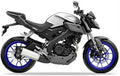 Yamaha Mt 125 2014 Tytanowy bike stickers set grafiche adesivi custom juula motocolors
