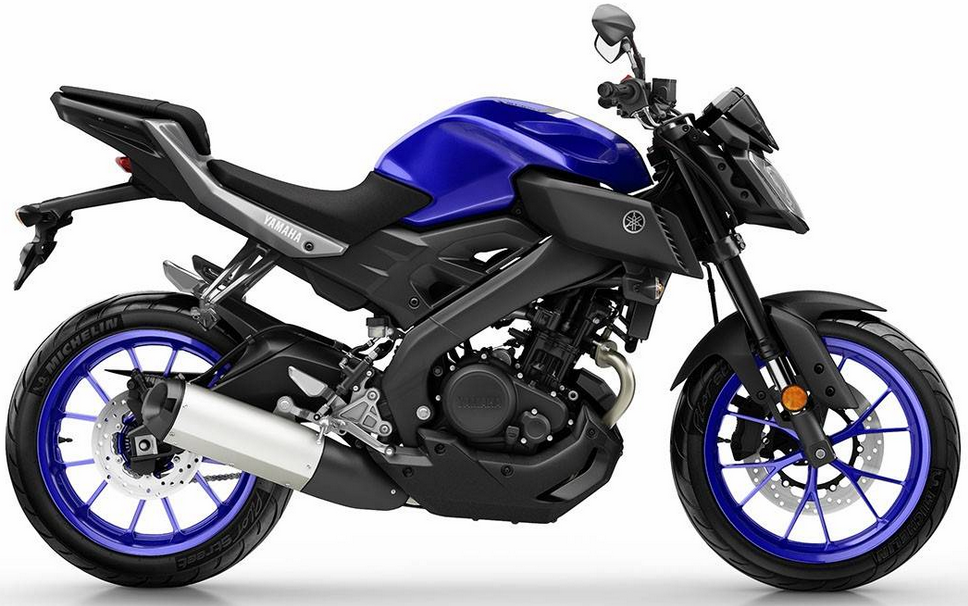 Yamaha Mt 125 2017 Niebieski graphics kit stickers autocollants replika juula motocolors
