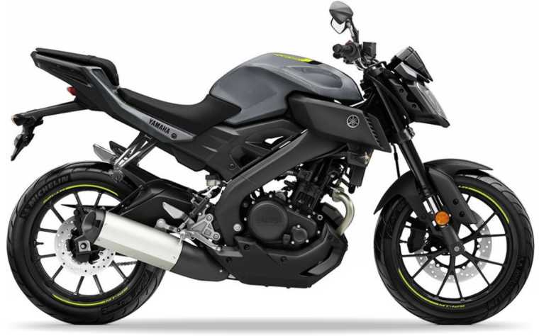 Yamaha Mt 125 2017 Szary bike stickers set grafiche adesivi custom juula motocolors