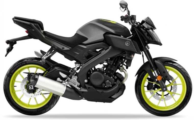 Yamaha Mt 125 2018 Czarny motorcycle decals vinyl kit aftermarket juula motocolors