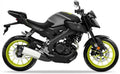 Yamaha Mt 125 2018 Czarny motorcycle decals vinyl kit aftermarket juula motocolors