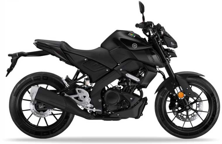 Yamaha Mt 125 2021 Czarny Matowy replica decals set aufkleber fuel tank juula motocolors