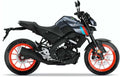 Yamaha MT 125 2021 Grafitowy naklejki stickers decals pegatinas fairings racebike juula motocolors