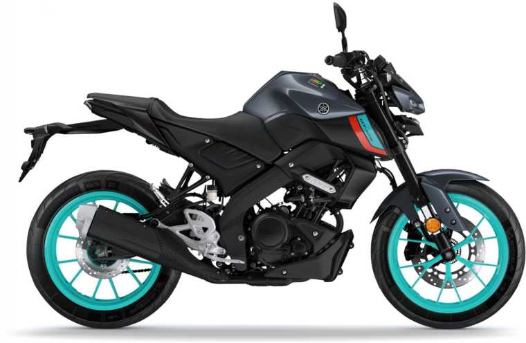 Yamaha MT 125 2022 Czarny stickers decals autocollants restoration kit juula motocolors