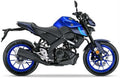 Yamaha Mt 125 2022 Niebieski stickers decals adesivi aftermarket replicas juula motocolors
