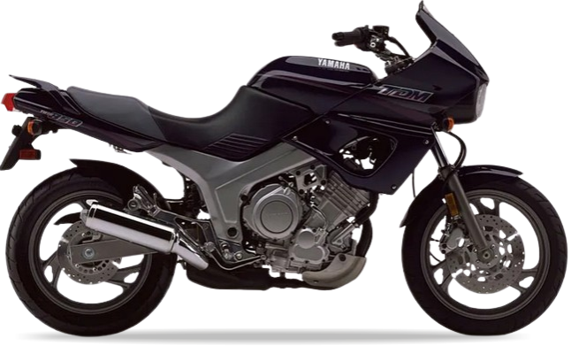 Yamaha Tdm 850 1993 Ciemny Fioletowy 1 stickers decals autocollants restoration kit juula motocolors
