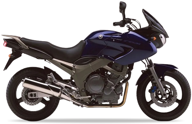 Yamaha Tdm 900 2003 2004 Ciemny Fioletowy Niebieski L replica decals grafiche fuel tank juula motocolors